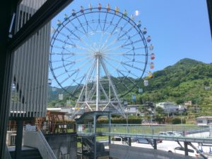 富士川楽座　夜　観覧車