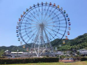 富士川楽座　夜　観覧車