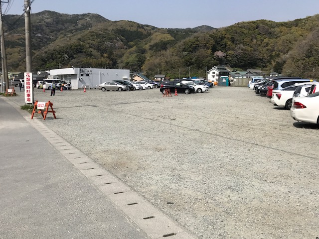 西伊豆松崎町花畑駐車場