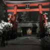 深夜雪の不思議空間北口本宮冨士浅間神社最強スピリチュアルパワースポット怖いほど不思議ご利益が漂う龍神が住む社
